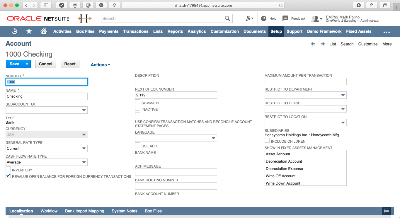 Netsuite Chart Of Accounts Best Practices