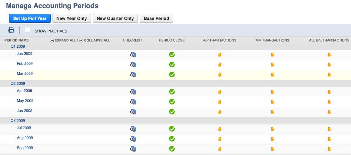 Netsuite Chart Of Accounts