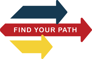 Find Your Path - red center line